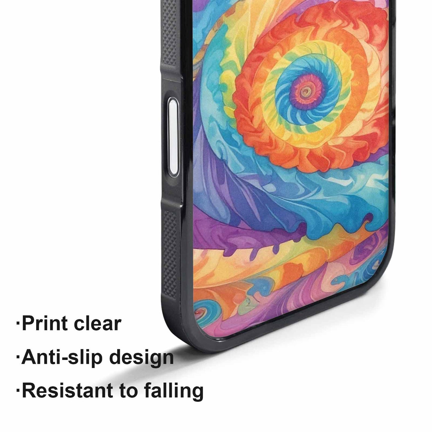 iPhone 17 Air Case — Tie Dye Swirls Tie Dye Tie, Customized Protective Case