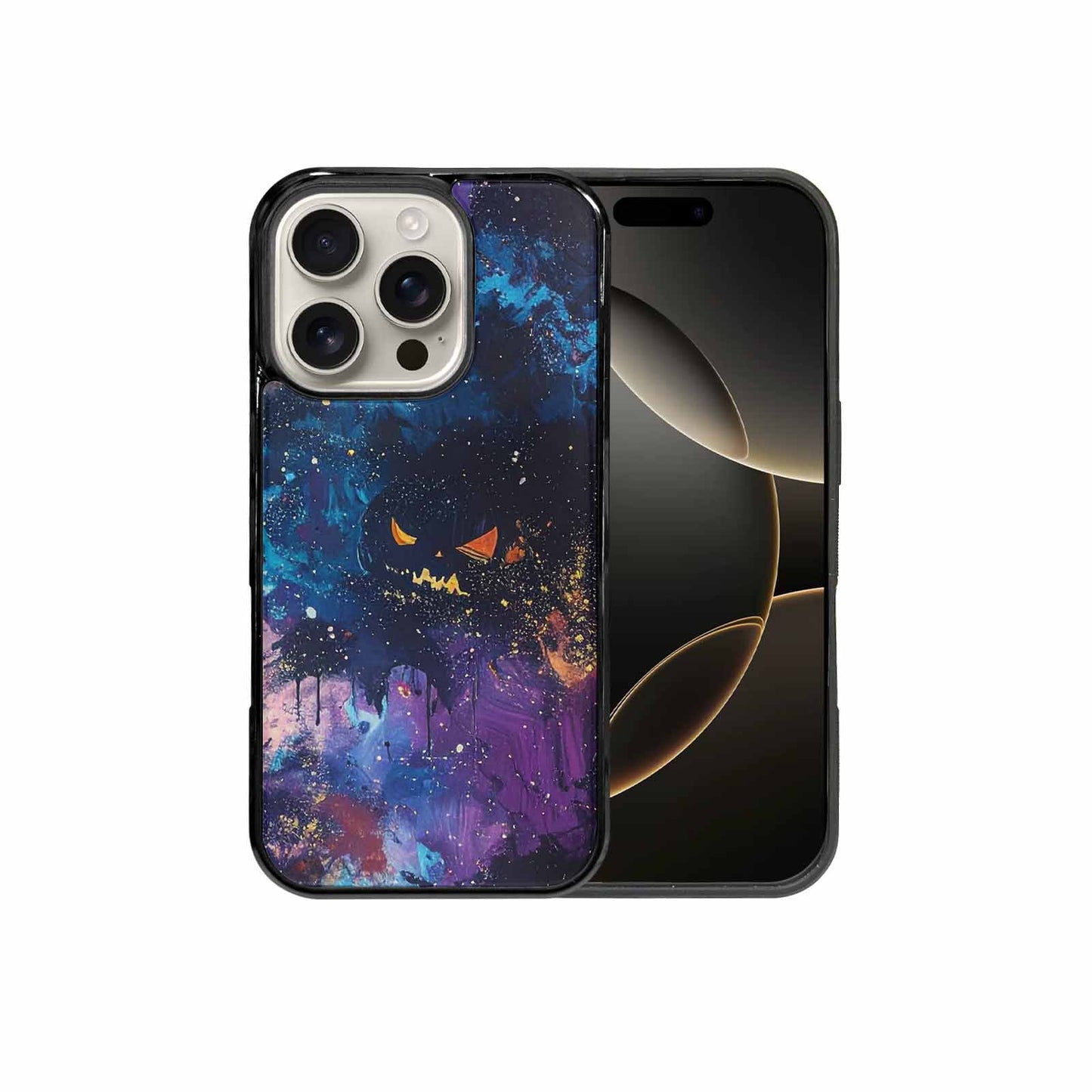 iPhone 16 Pro Case — Eamless Repeating Pattern Of Overlapping Pumpkin, Customized Protective Case