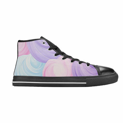 WOMEN'S Tie Dye - High Top Canvas Surreal Sneakers