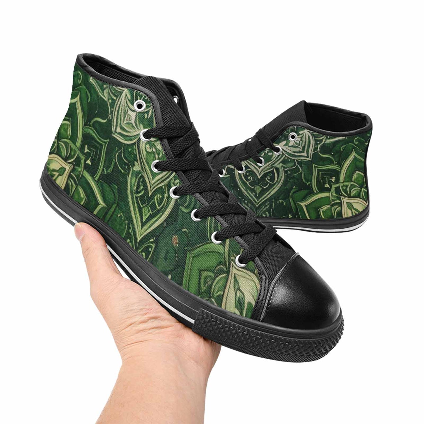 WOMEN'S Mandala High Top Canvas Vivid Shoes