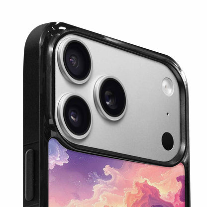 iPhone 17 Pro Case — Seamless Tileable Pattern Of Overlapping Galaxy, Custom Designed Case Cover