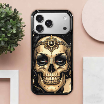 iPhone 17 Pro Max Case — Skull Dark Art Gothic Print Gothic, Custom Printed Phone Case