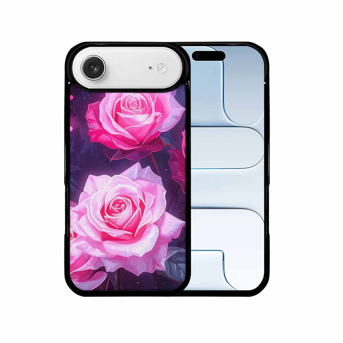 iPhone 17 Air Case — Watercolor Marble Rose Watercolor Abstract, Customized Protective Case