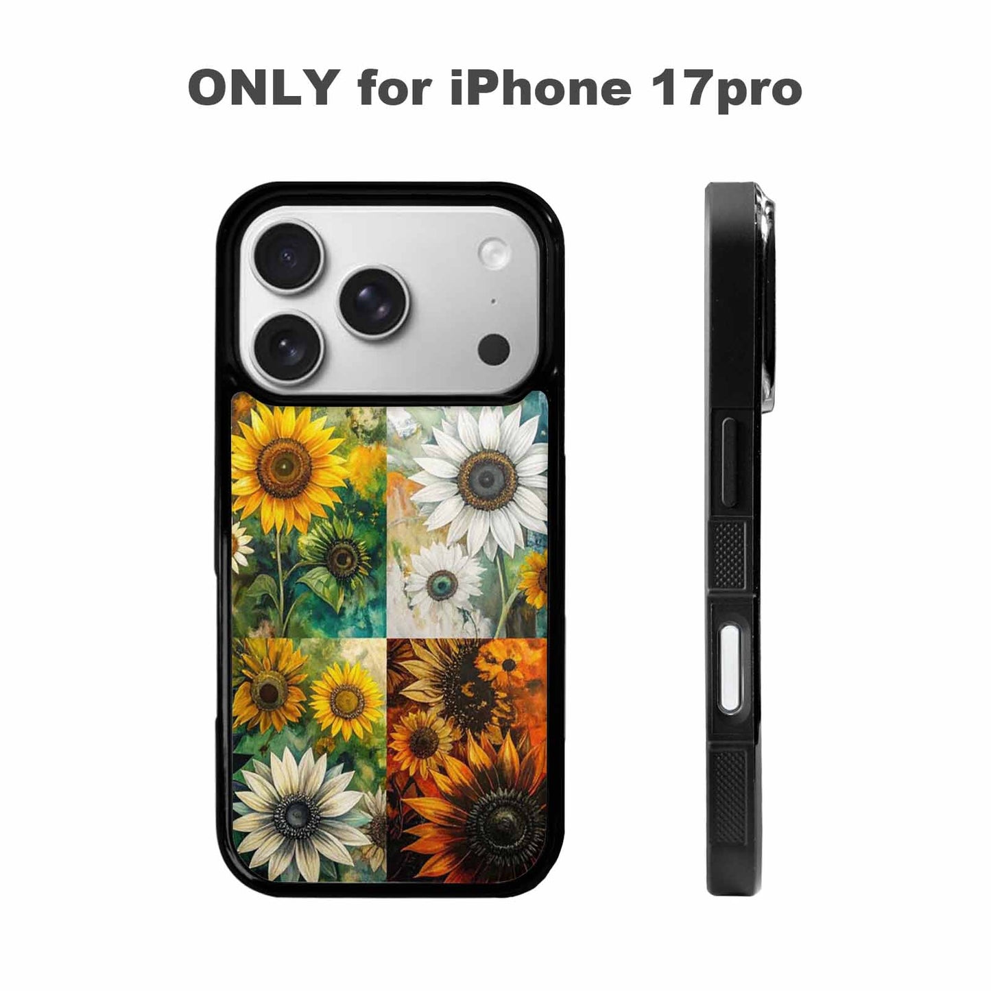 iPhone 17 Pro Case — Blend Melt Them Together Small Floral, Custom Print Case Cover