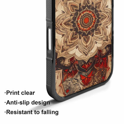 iPhone 17 Case — Small Mandala Pattern, Randomly Floral, Original Design Phone Case