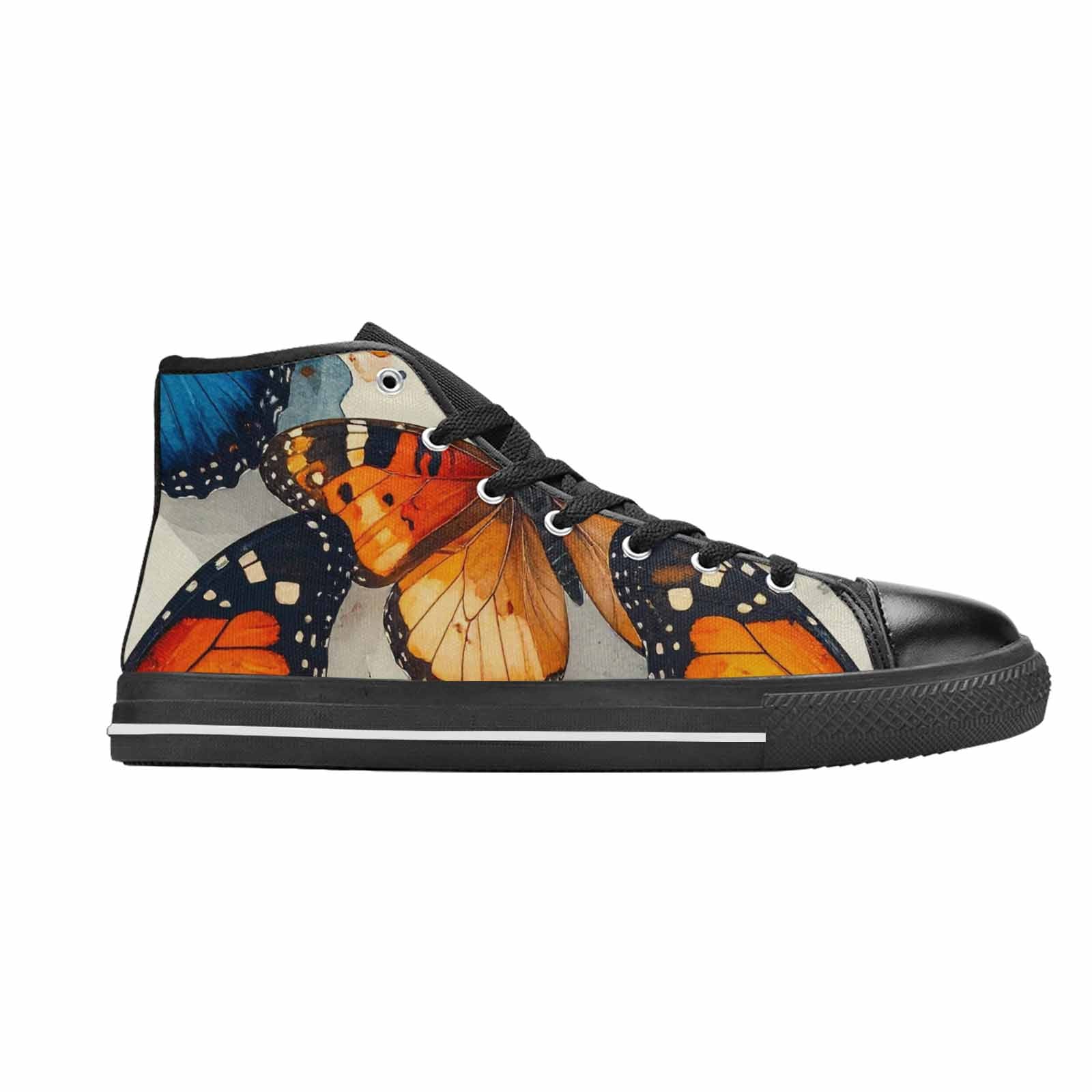 MEN'S Butterfly Wing High Top Canvas Cottagecore Shoes