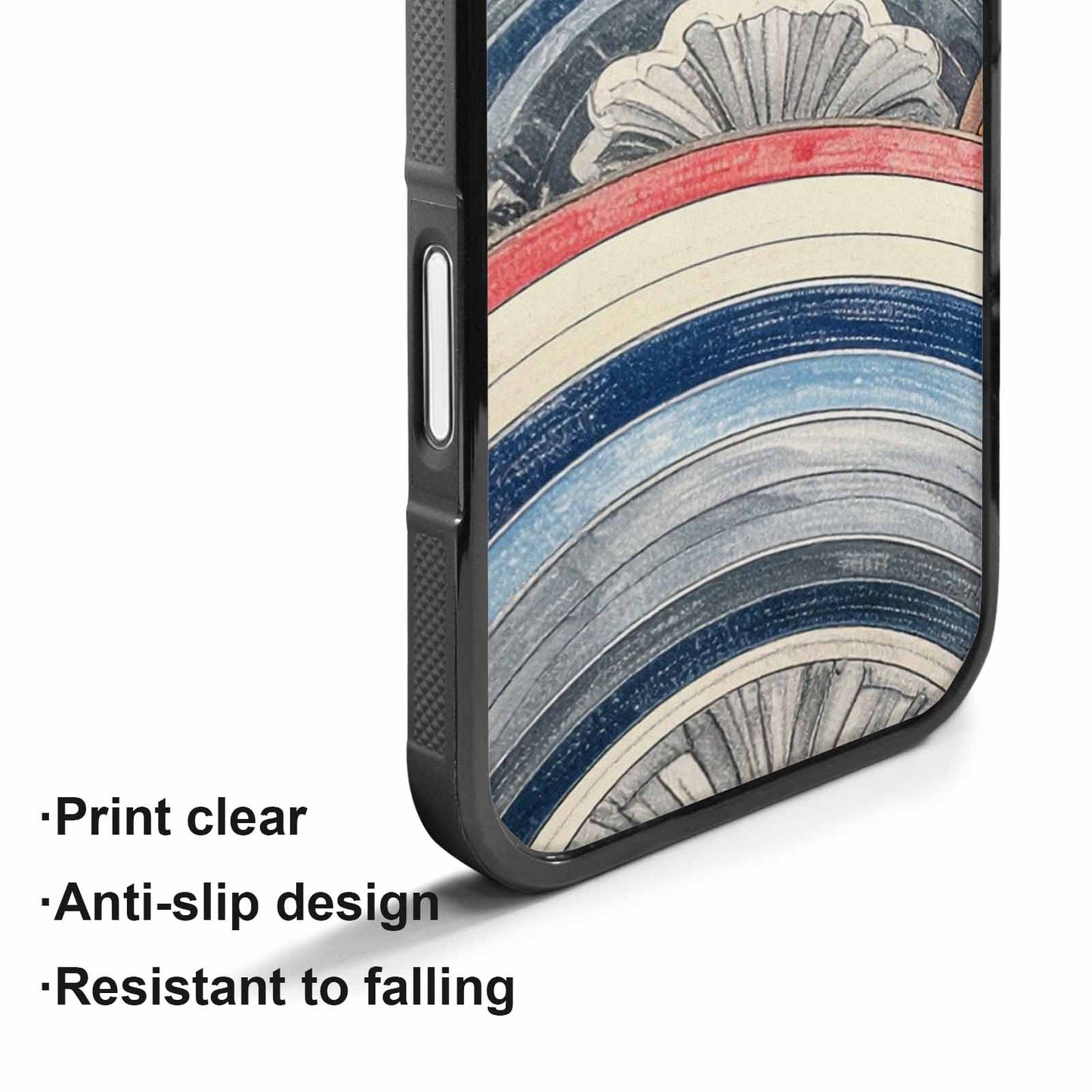 iPhone 17 Case — Hand Drawn Damask Original Art, Original Design Phone Case