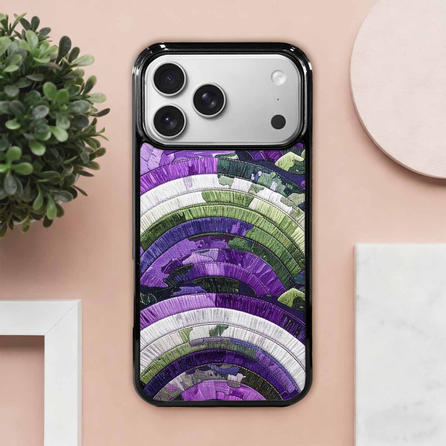 iPhone 17 Pro Max Case — Vivid Camo Genderqueer Camo, Custom Printed Phone Case