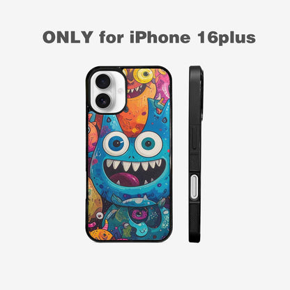iPhone 16 Plus Case — Goofy Cartoon Monster, Unique Phone Case Design