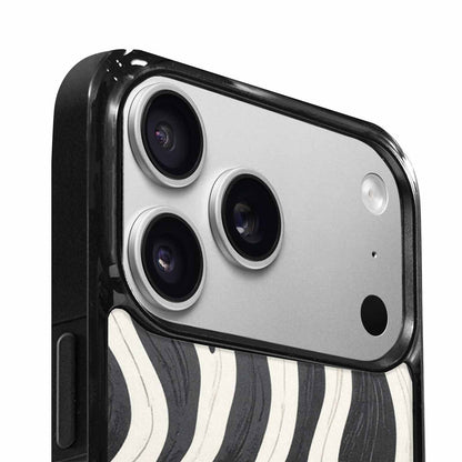 iPhone 17 Pro Max Case — Modern Zebra Stripe Animal Print, Custom Designed Case Cover