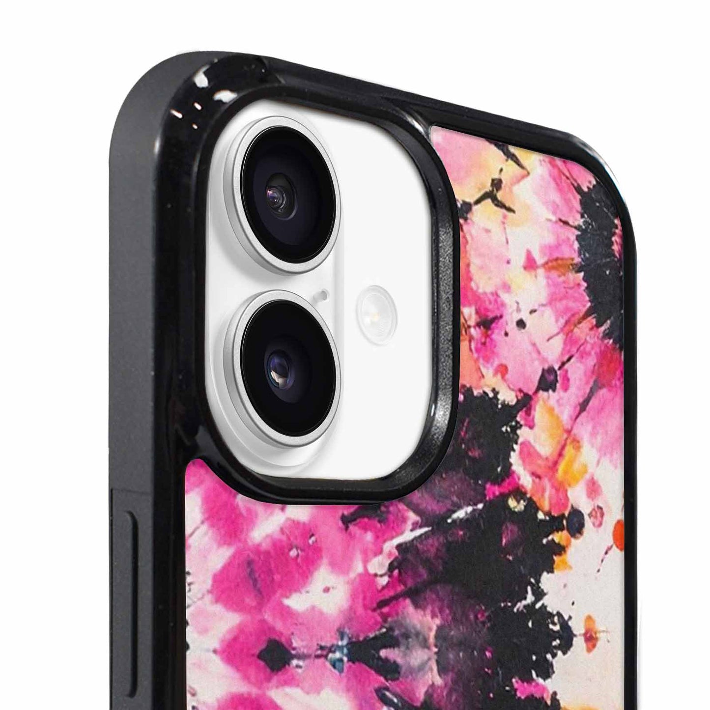 iPhone 17 Case — Tie Dye Swirls Black Tie Dye, Custom Printed Phone Case
