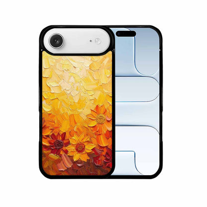 iPhone 17 Air Case — Impressionist Sunflower Brushstroke Pattern Hundreds Floral, Original Design Phone Case