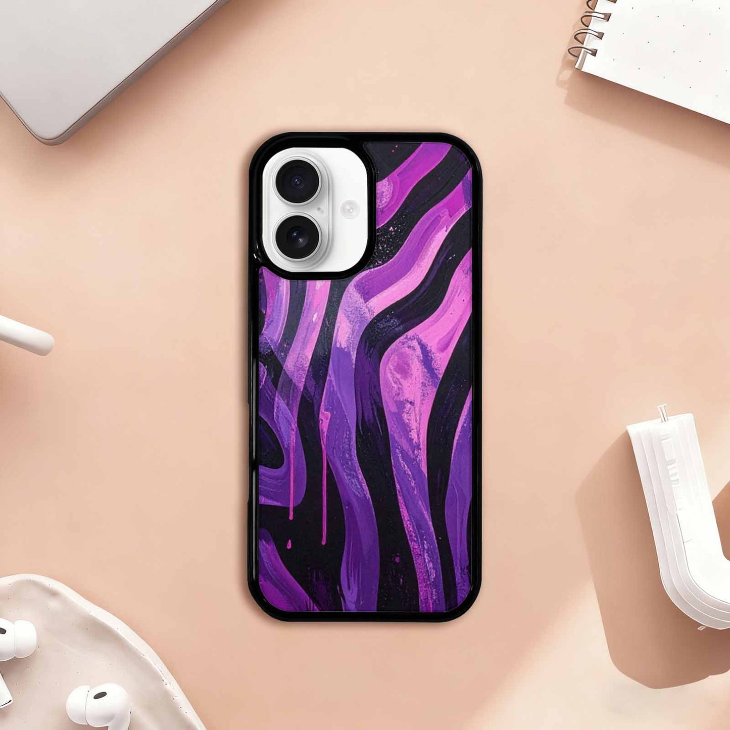 iPhone 17 Case — Seamless Repeating Pattern Of Animal Print, Custom Printed Phone Case