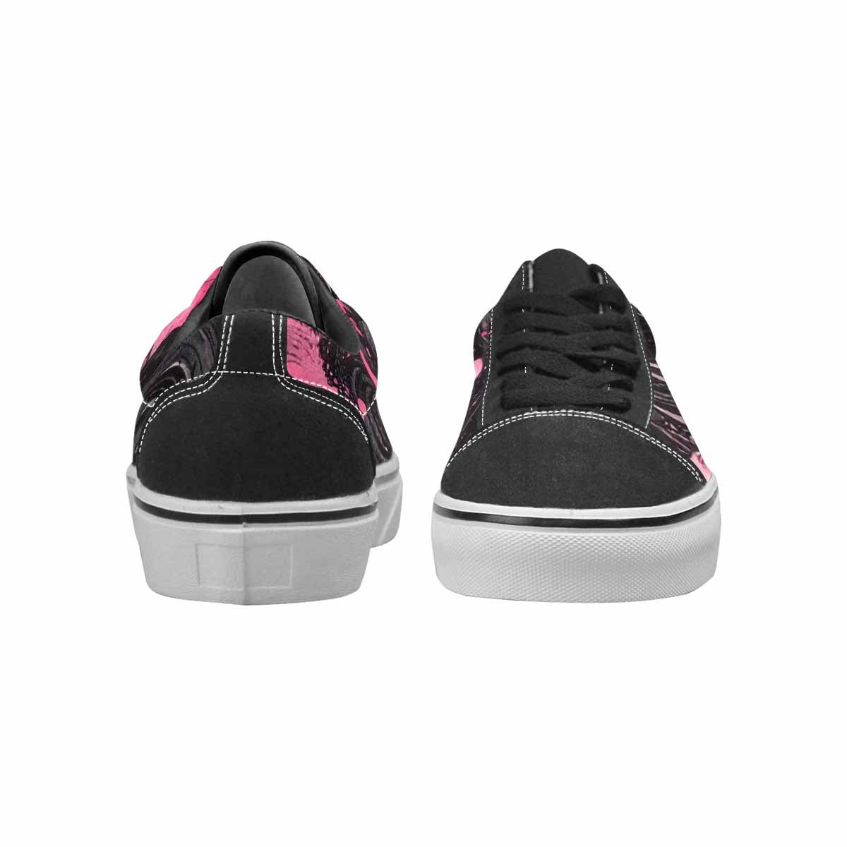 WOMEN'S Van Gogh Swirl Lace-Up Canvas Vibrant Chaos Sneakers