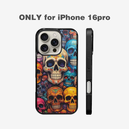 iPhone 16 Pro Case — Skulls General Skulls Pattern, Custom Made Phone Cover