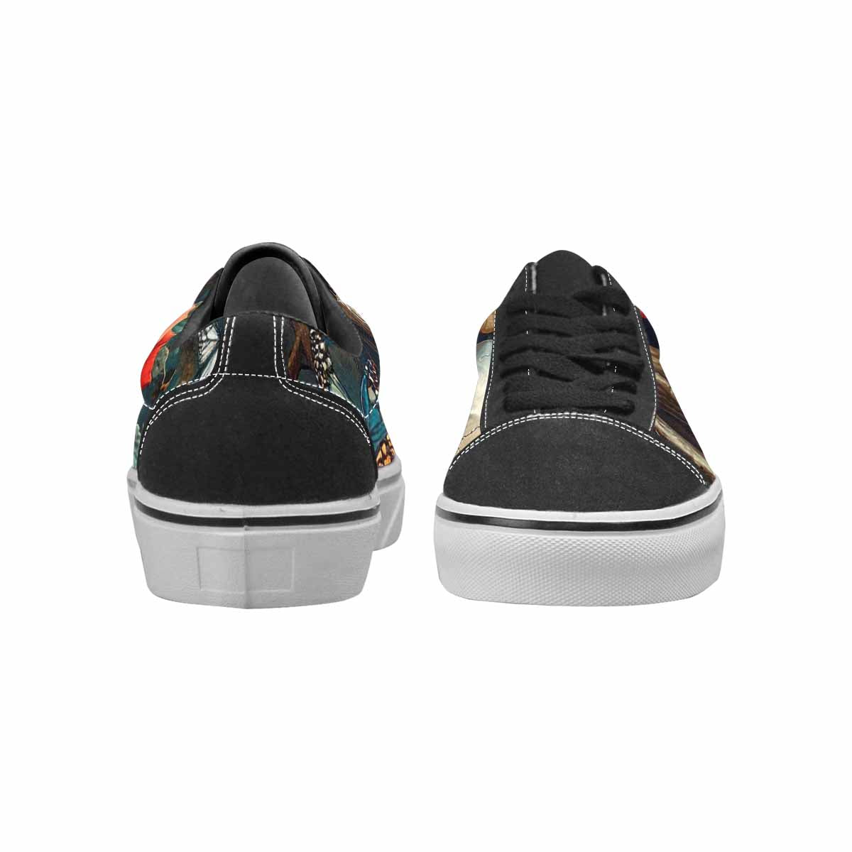 WOMEN'S More Overlapping Ontop Each Lace-Up Canvas Kaleidoscope Sneakers