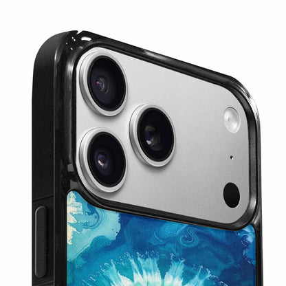 iPhone 17 Pro Max Case — Tie Dye Ocean Blues Tie Dye, Customized Protective Case