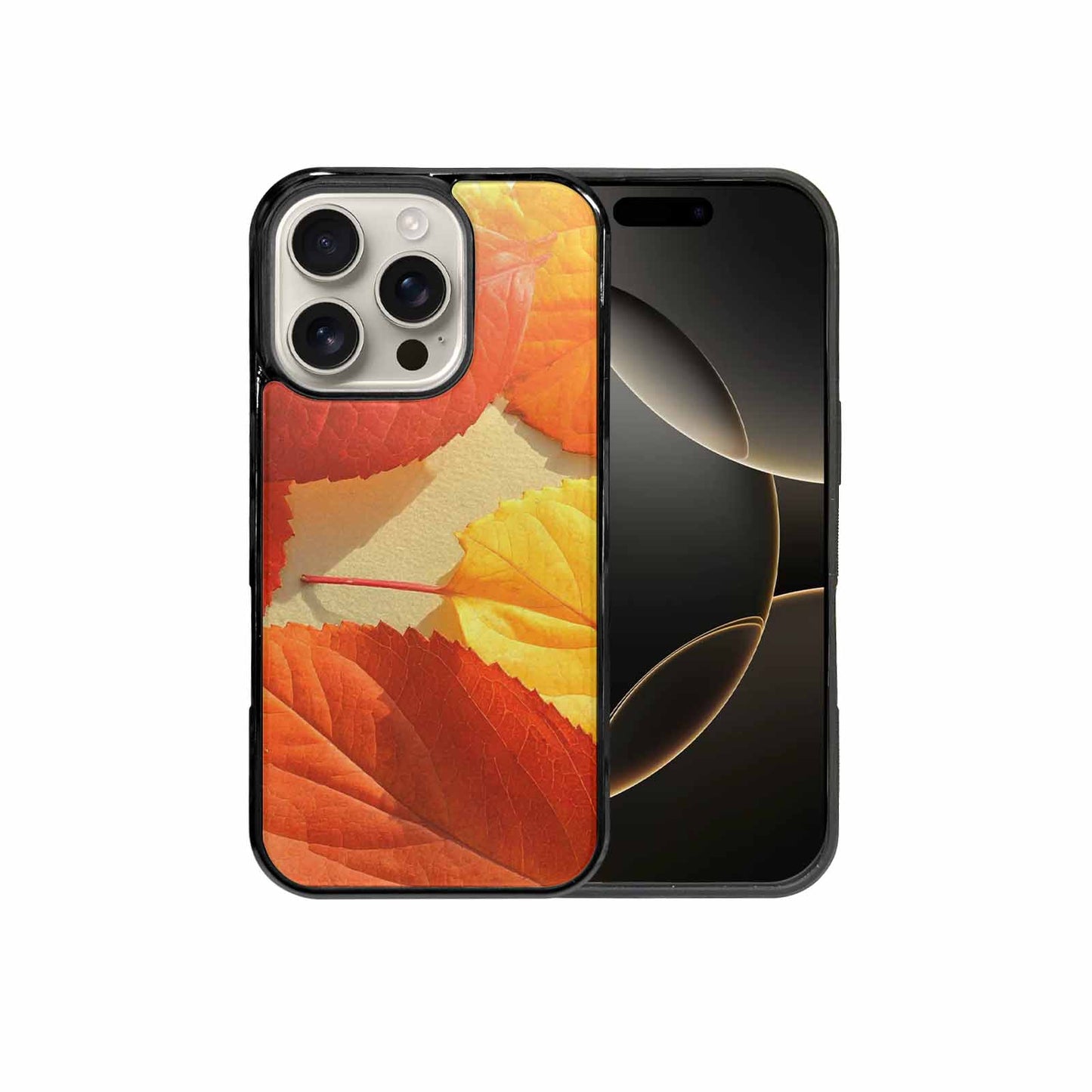 iPhone 16 Pro Case — Autumn Leaves, Custom Print Case Cover