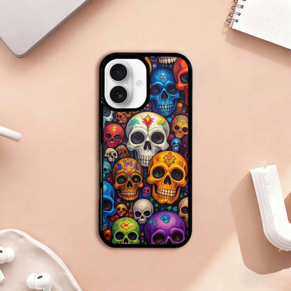 iPhone 17 Case — Skulls (general) Skulls Pattern Gothic Skulls, Personalized Phone Case