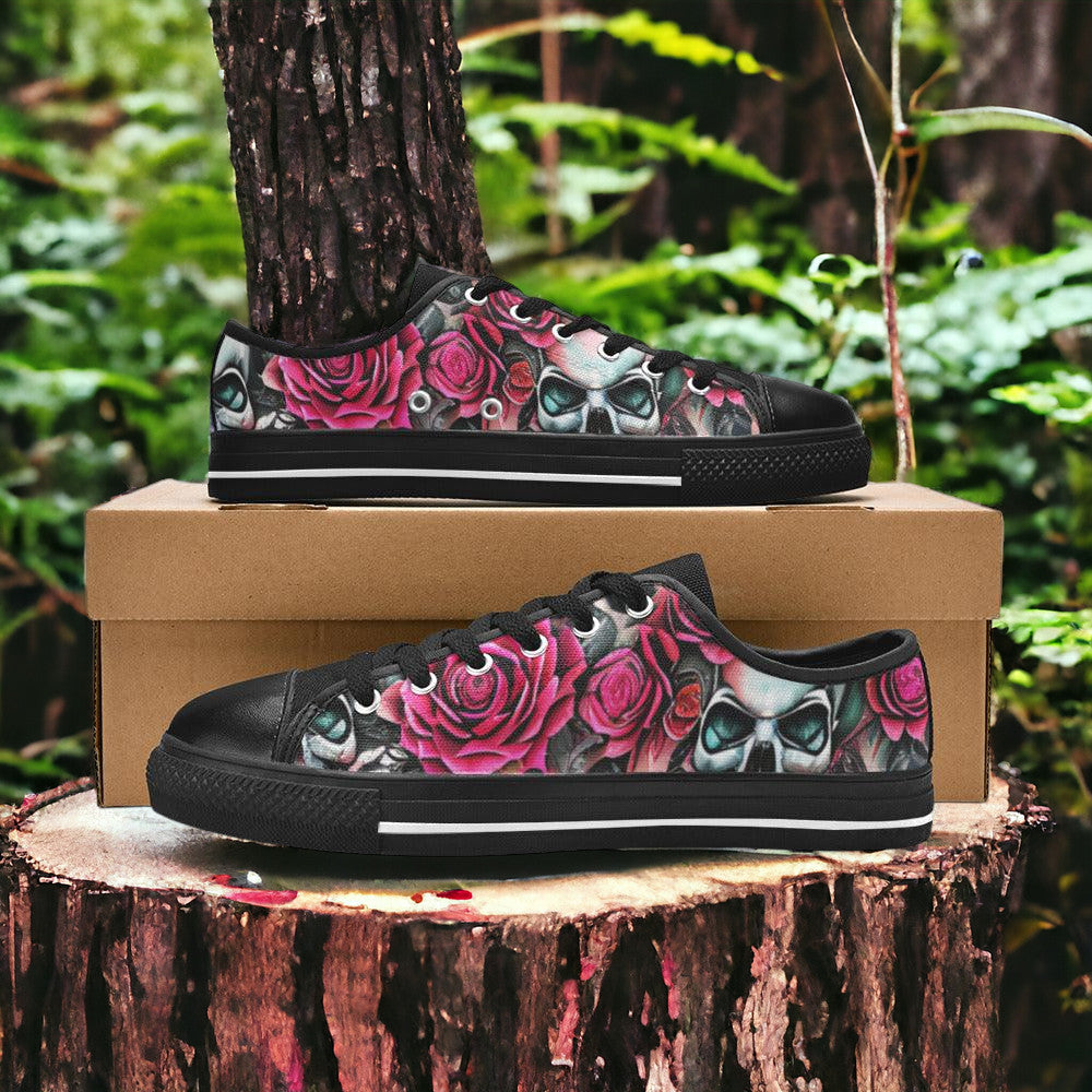 Skulls Roses Deluxe Women - Freaky Shoes®