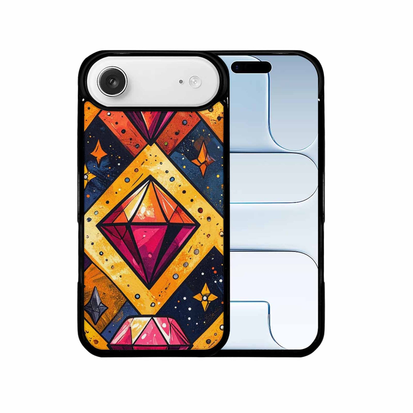 iPhone 17 Air Case — Vintage Summer Diamond Retro Vintage, Original Design Phone Case
