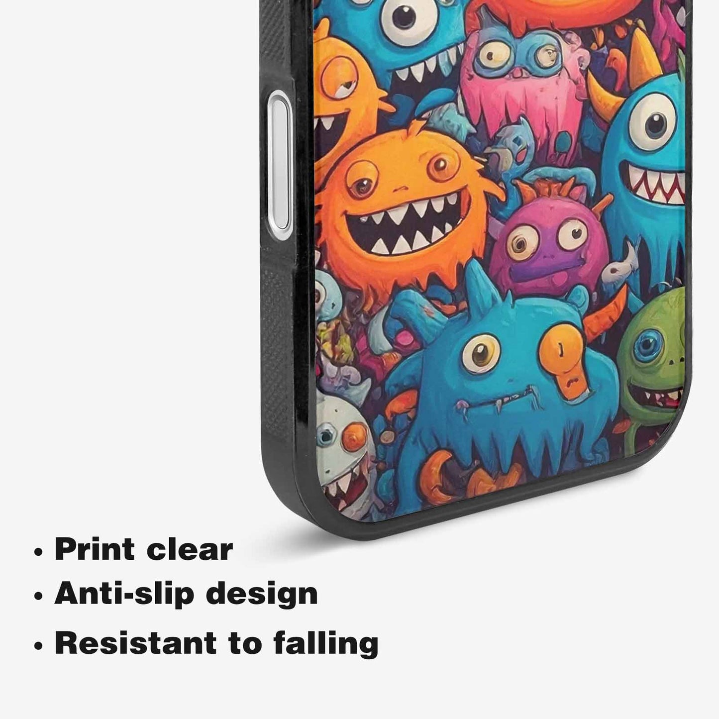 iPhone 16 Case — Monsters General Cartoon Monst D4o, Unique Phone Case Design