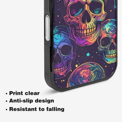 iPhone 16 Case — Galaxy Skulls, Custom Made Phone Cover