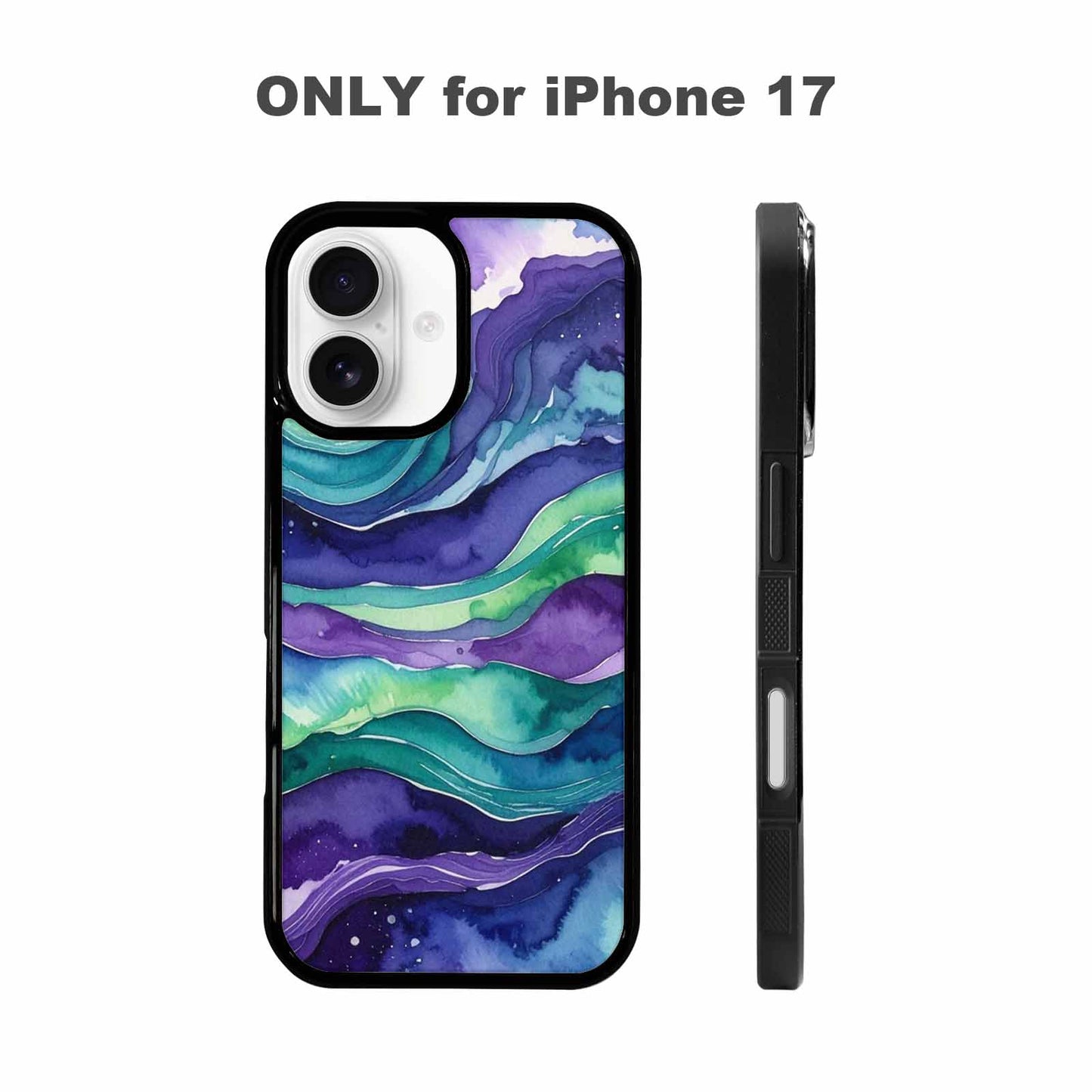 iPhone 17 Case — Galaxy Aurora Nebula Galaxy Space, Custom Printed Phone Case
