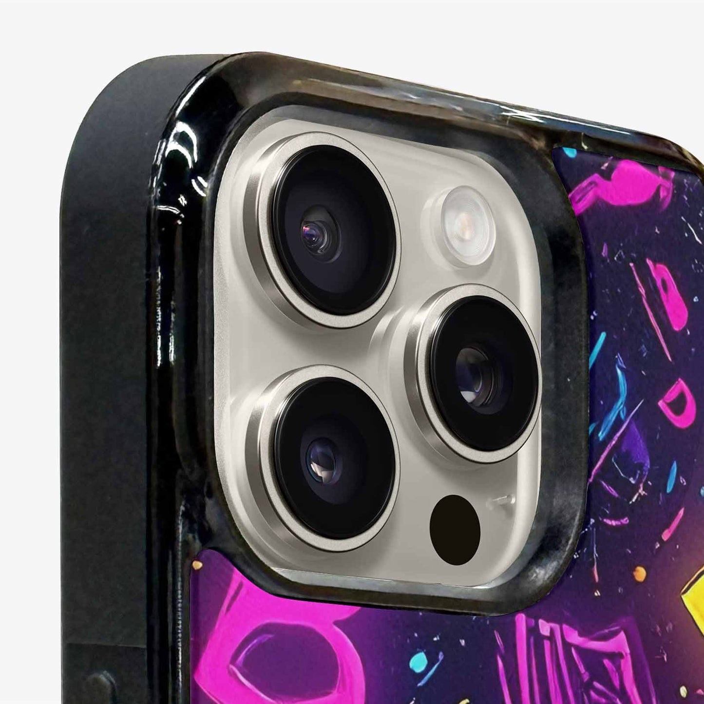 iPhone 16 Pro Case — 80s Retro Motif 80s Retro Motifs, Customized Protective Case
