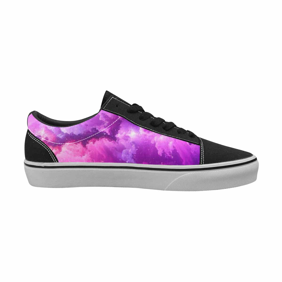 WOMEN'S Galaxy Nebula Lace-Up Canvas Neon Fantasy Shoes