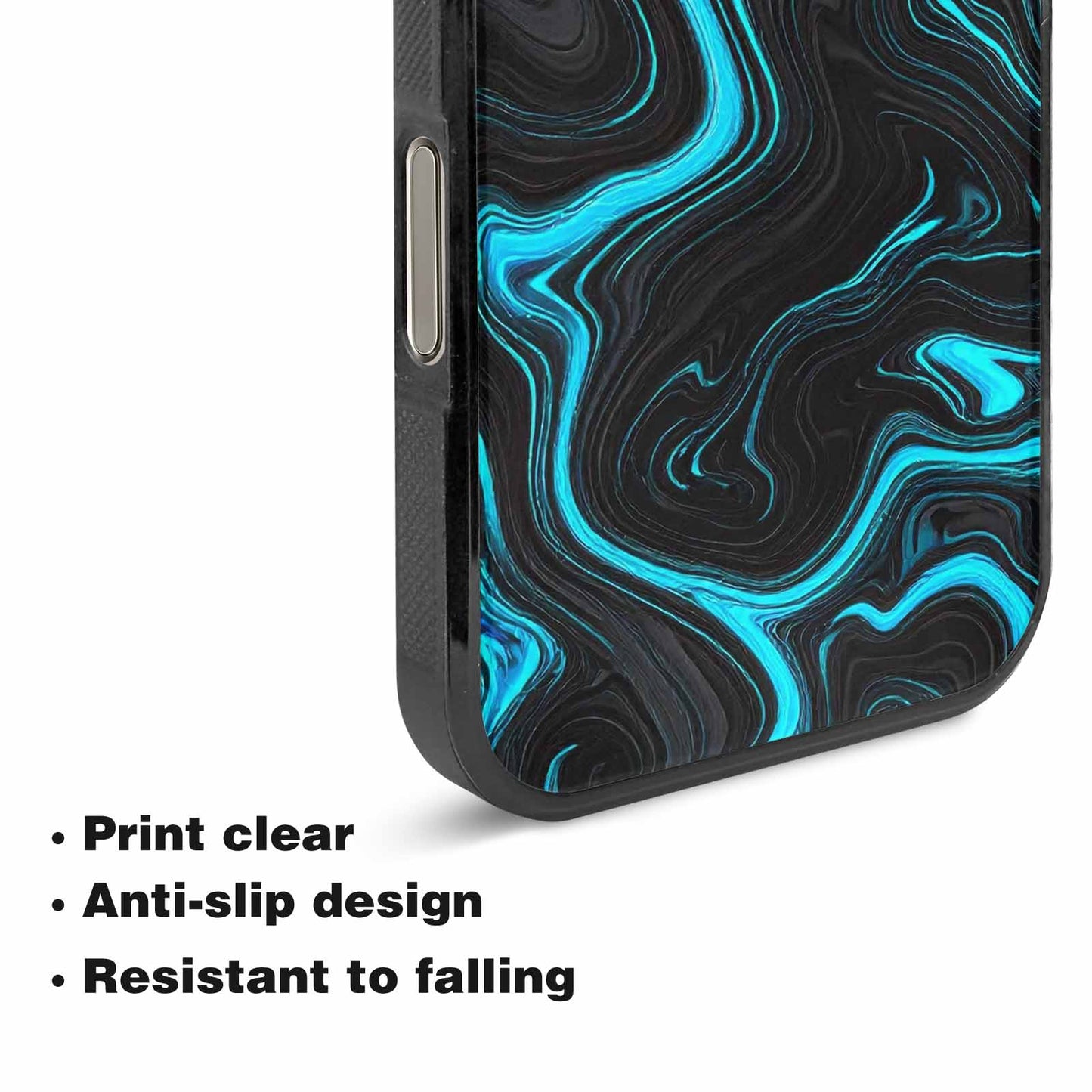 iPhone 16 Pro Max Case — Freaky Marble Glow, Original Design Phone Case