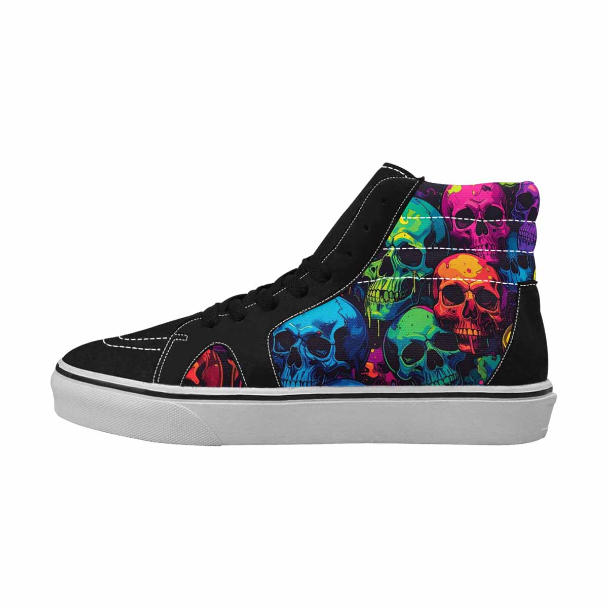 MEN'S 1000s Skulls Digital Camo High Top Canvas Dreamlike Custom Shoes