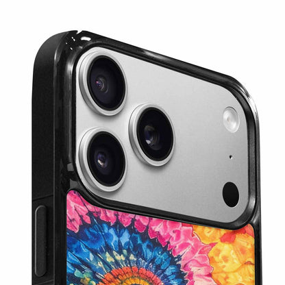 iPhone 17 Pro Max Case — Black &amp; Blue Ink Tie Dye, Customized Protective Case