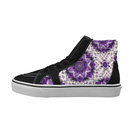 MEN'S Mandala High Top Canvas Vibrant Chaos Sneakers