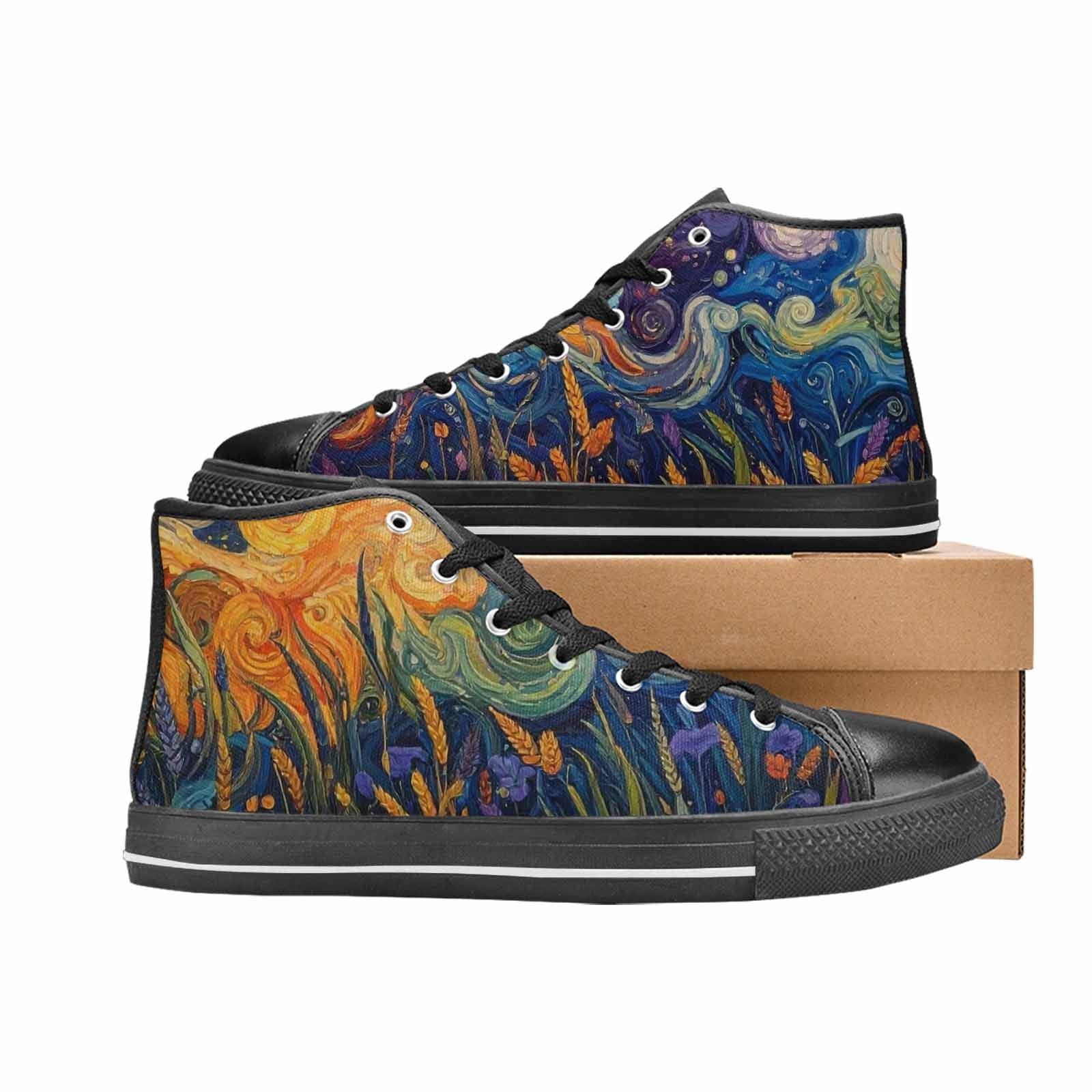 WOMEN'S Blend All Versions High Top Canvas Cottagecore Shoes