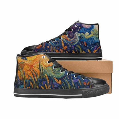 WOMEN'S Blend All Versions High Top Canvas Cottagecore Shoes
