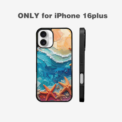 iPhone 16 Plus Case — Starfish Cluster Starfish Cluster Pattern Hundreds, Custom Print Case Cover