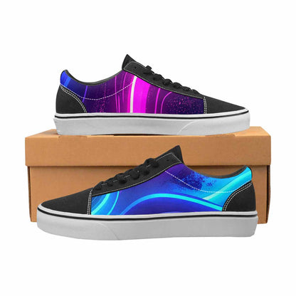 WOMEN'S 80S Neon Cartoon Canvas Lace-Up Grunge Custom Shoes