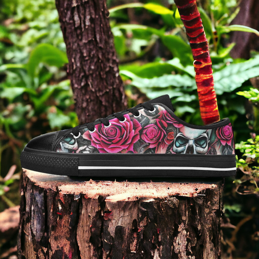 Skulls Roses Deluxe Women - Freaky Shoes®