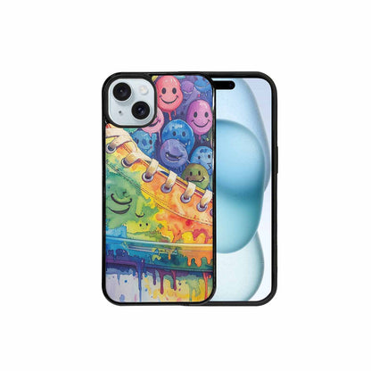 iPhone 15 Plus Case — Smiley Facessmiley Faces Tie D, Personalized Phone Case
