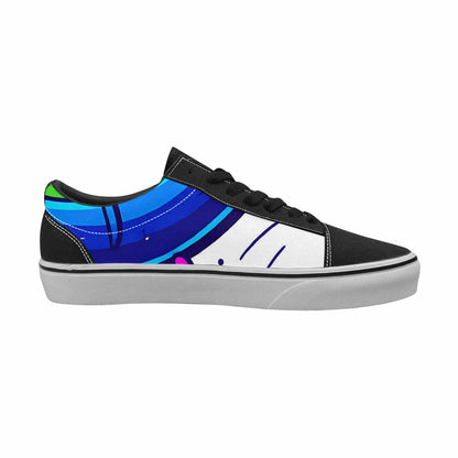 MEN'S Acid Wash Cartoon Canvas Lace-Up Cottagecore Custom Shoes