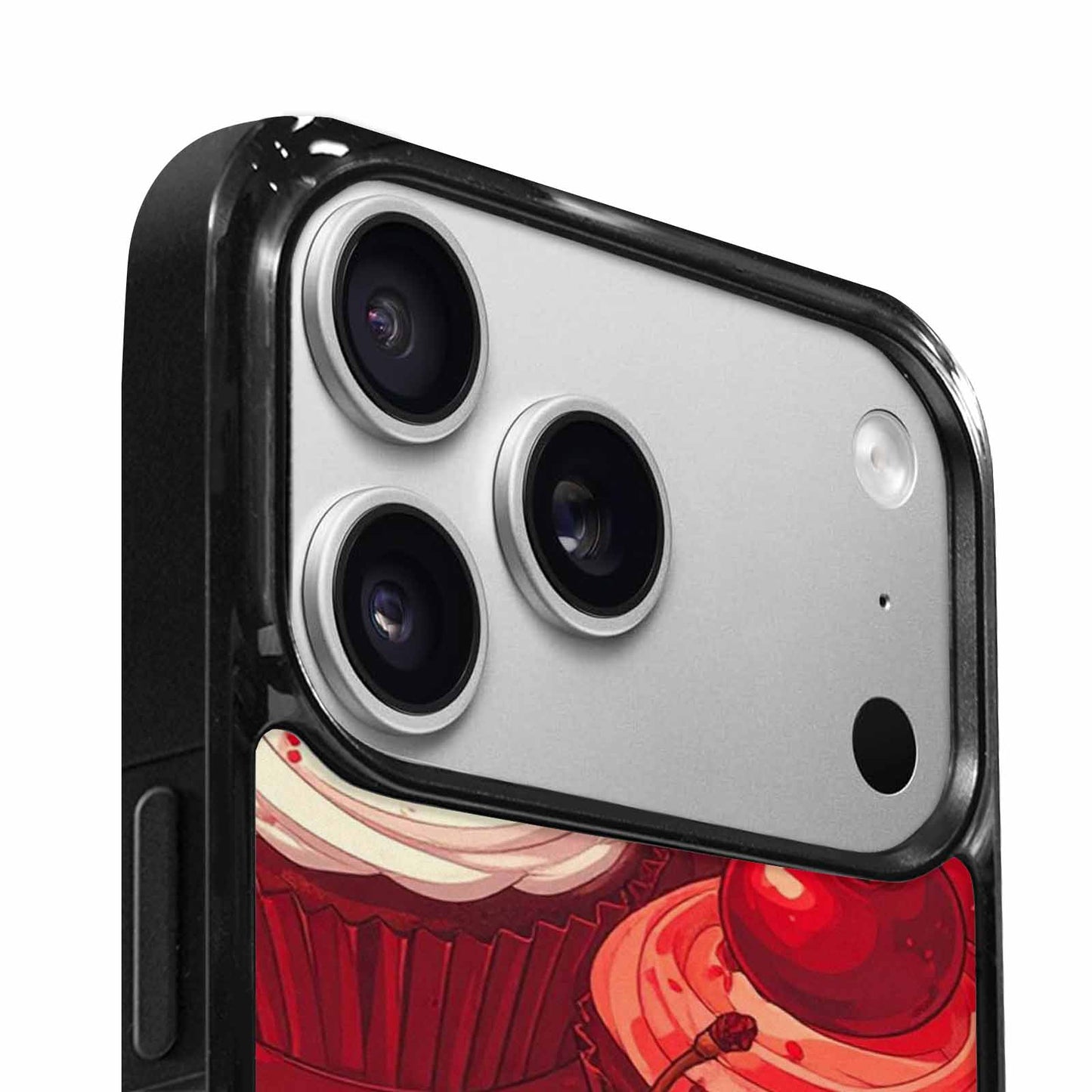 iPhone 17 Pro Case — Retro Cherry Cupcake Retro Vintage, Custom Made Phone Cover