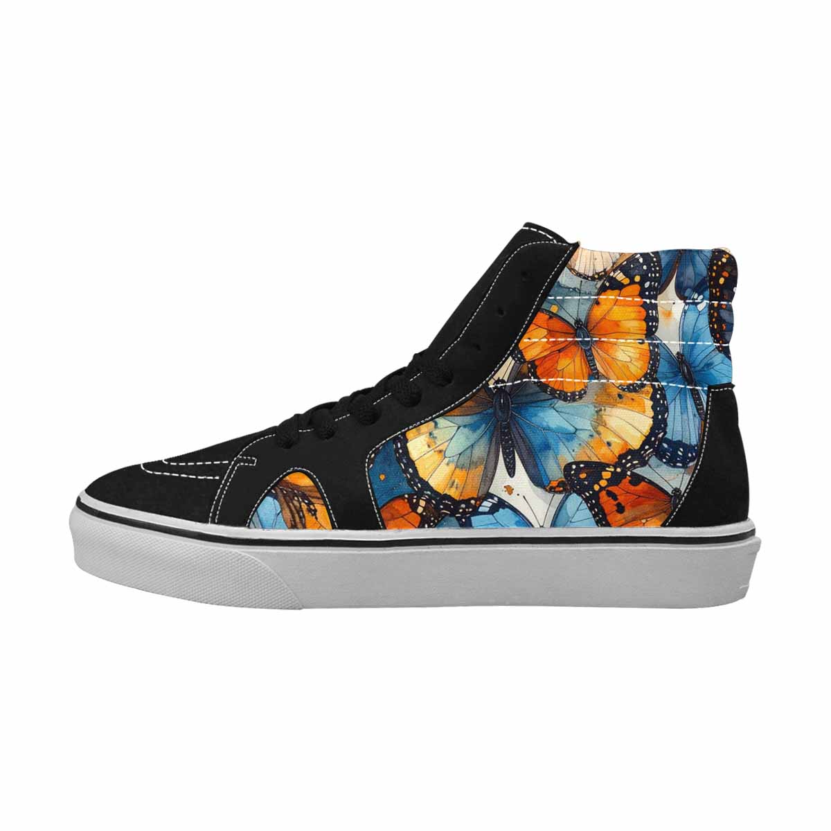 MEN'S Butterfly Wing High Top Canvas Grunge Sneakers