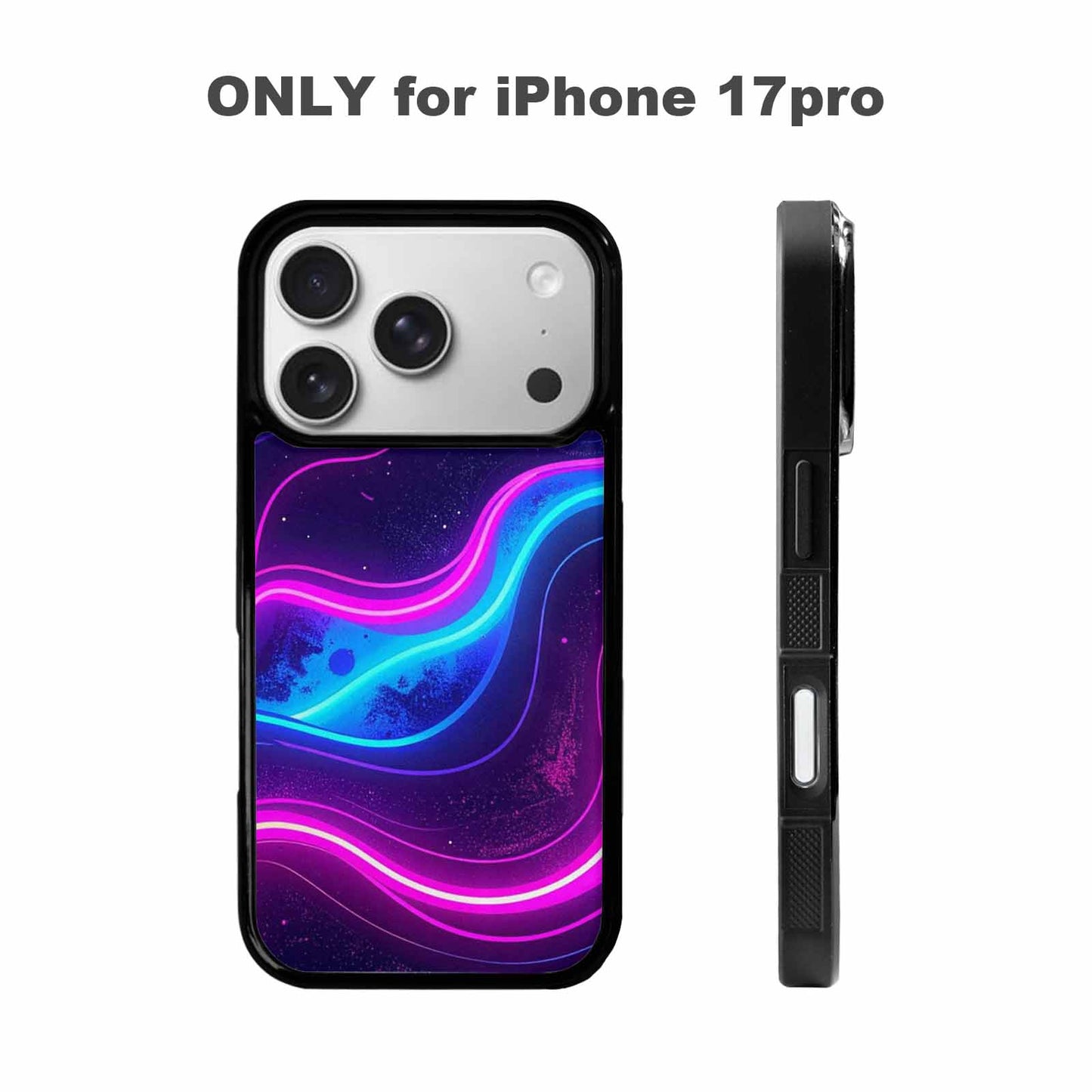 iPhone 17 Pro Case — Neon Cartoon Retro Vintage, Personalized Phone Case