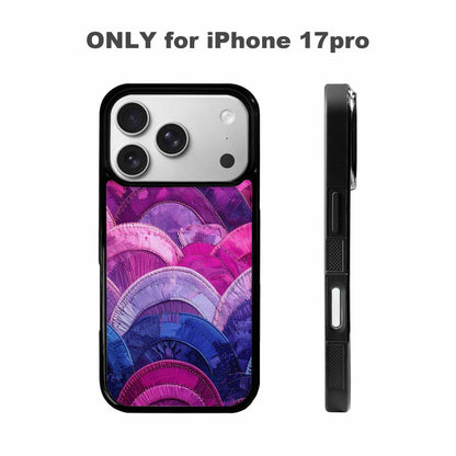 iPhone 17 Pro Case — Vivid Camo Bisexual Pride Camo, Custom Print Case Cover