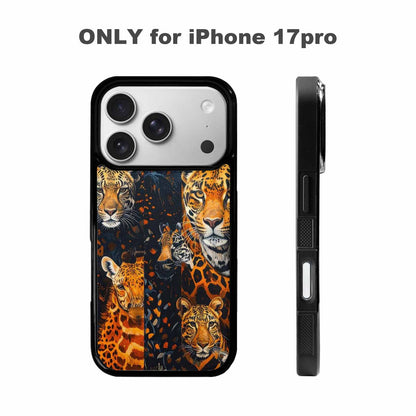 iPhone 17 Pro Case — Small Animal Print Pattern Randomly Animal, Unique Phone Case Design