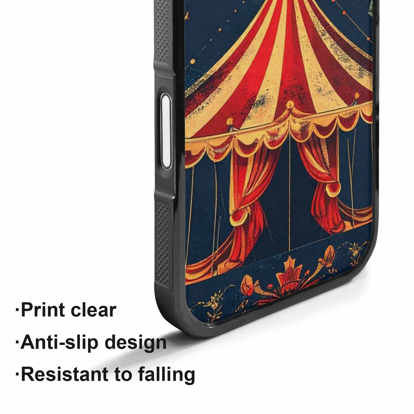 iPhone 17 Case — Vintage Circus Art Pattern Retro Vintage, Custom Made Phone Cover