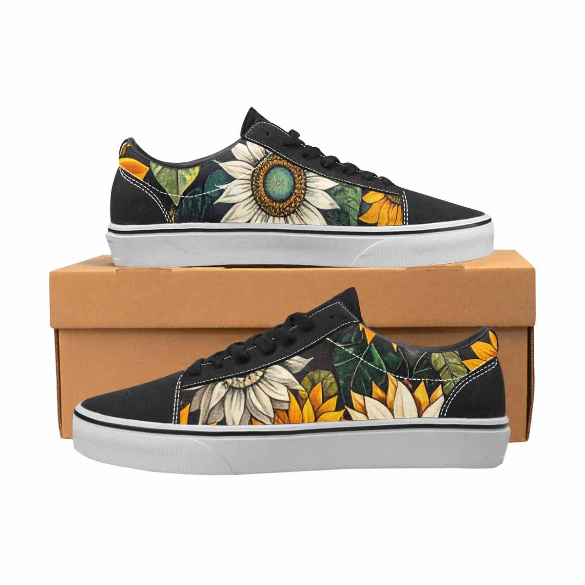 WOMEN'S Blend Melt Them Canvas Lace-Up Surreal Custom Shoes