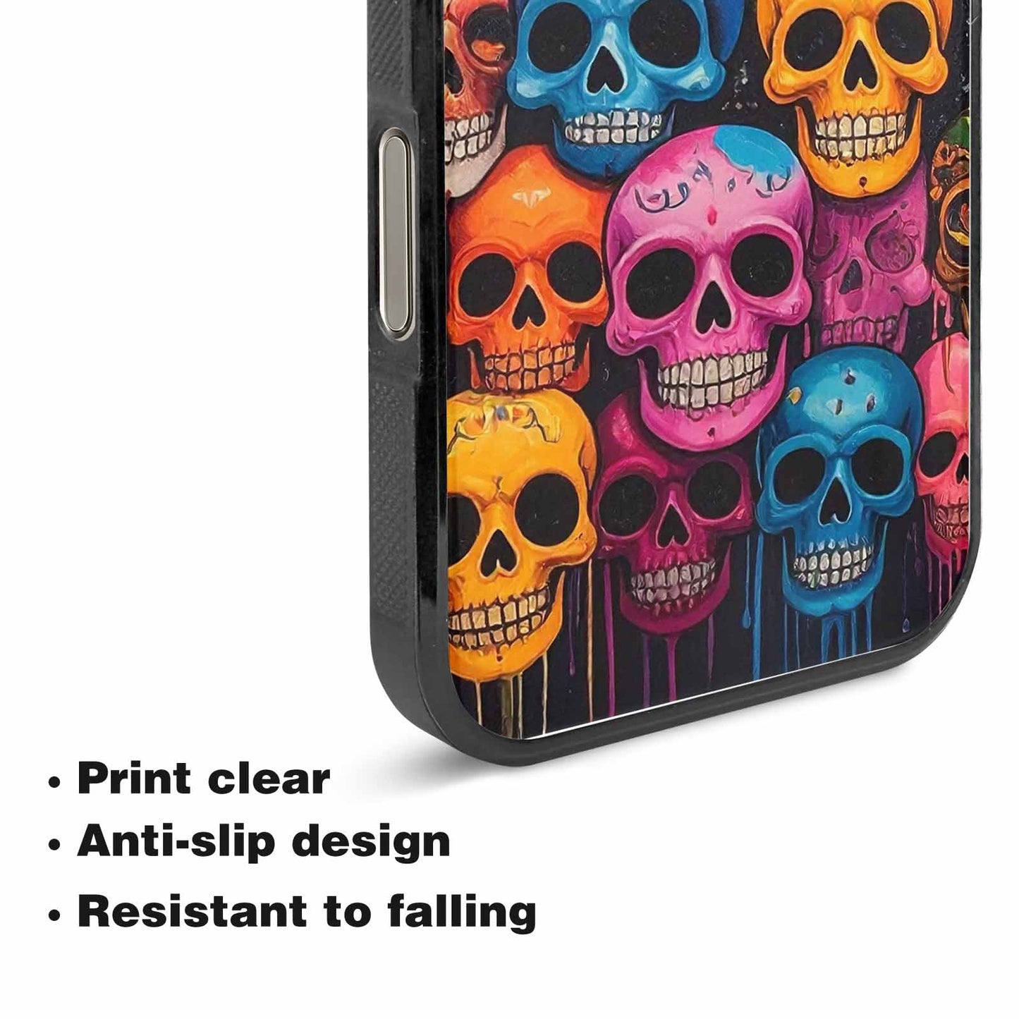 iPhone 15 Pro Max Case — Skulls General Skulls Pattern, Custom Print Case Cover