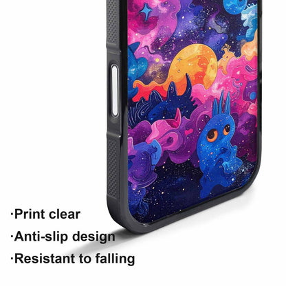 iPhone 17 Air Case — Cosmic Creature And Object Mashup Galaxy, Custom Print Case Cover